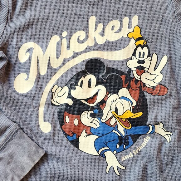 Disney Mickey Mouse/Donald Duck/Goofy Slate Blue Jersey Size 5T - Picture 5 of 9